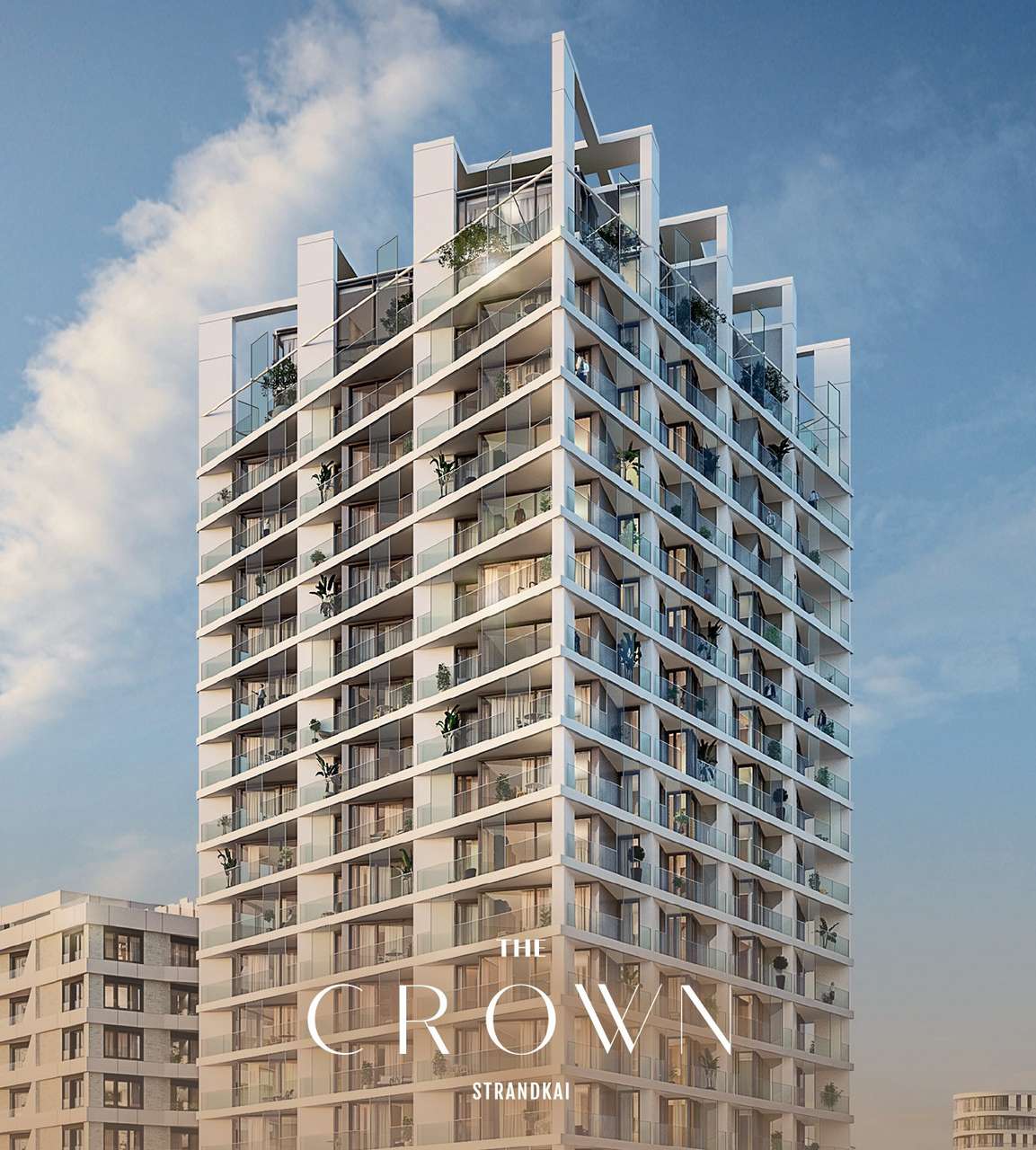 2-Zimmer-NEUBAU-Wohnung mit direktem Elbblick - The Crown - 2-Zimmer-NEUBAU-Wohnung mit direktem Elbblick - The Crown -